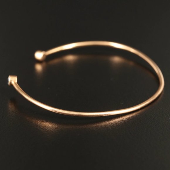 Vanrycke Paris Mademoiselle Else 18k Gold Diamond Cuff Bracelet - Picture 6 of 14